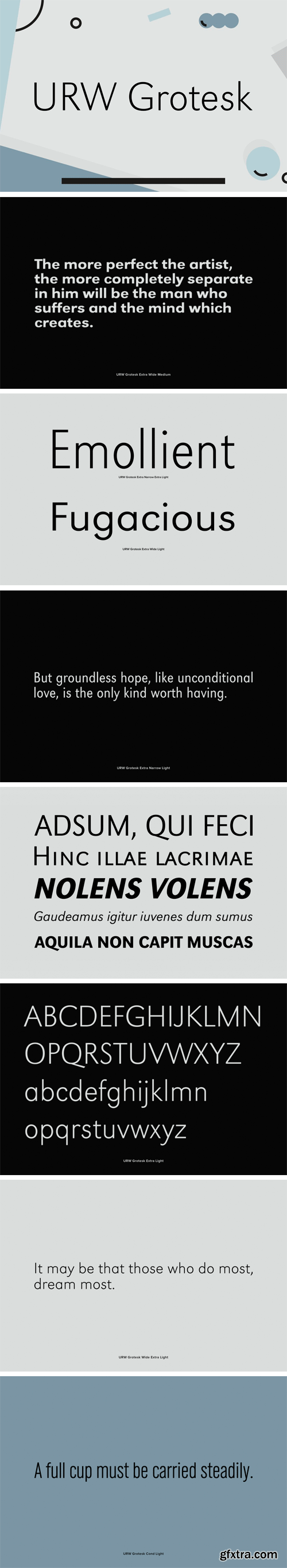 URW Grotesk Font Family