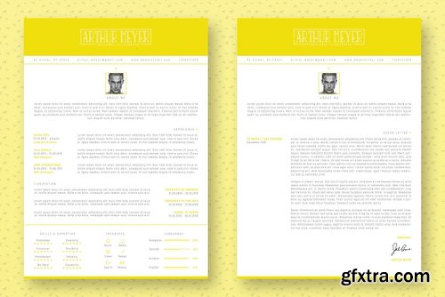 CreativeMarket Professional Resume / CV Template 2089885