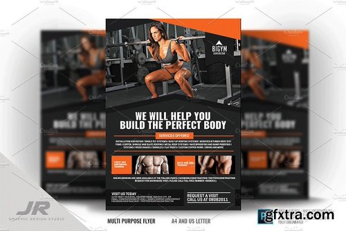 CreativeMarket Multipurpose Corporate Flyer 2089278