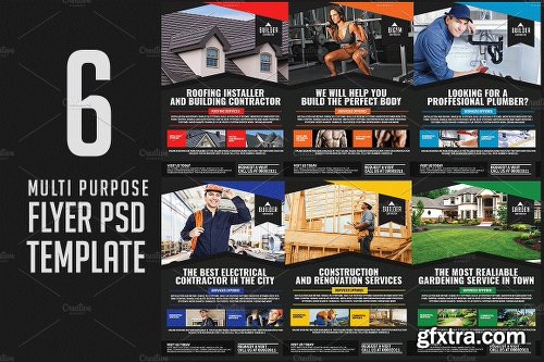 CreativeMarket Multipurpose Corporate Flyer 2089278