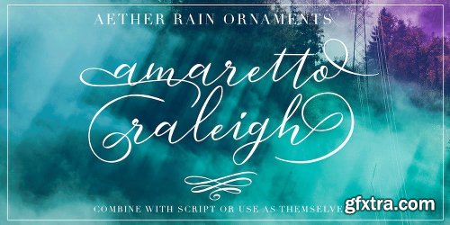 Aether Rain Font Family - 7 Fonts