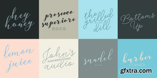 Aether Rain Font Family - 7 Fonts