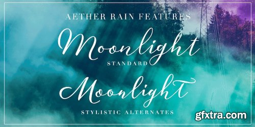 Aether Rain Font Family - 7 Fonts