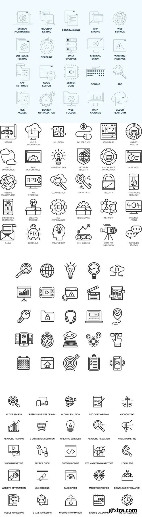 Vectors - Seo Black Icons 11