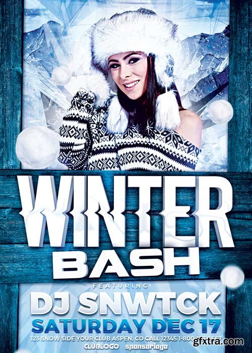 Winter Party V17 2017 Flyer Template