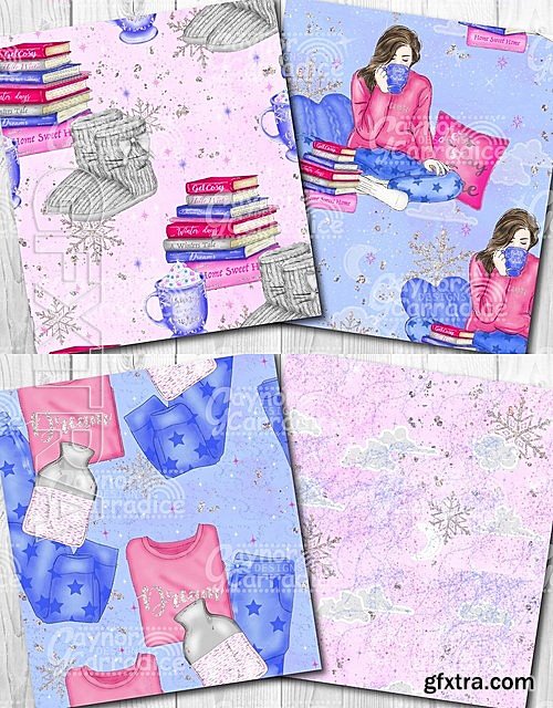 CM - Cosy winter seamless patterns 2075520