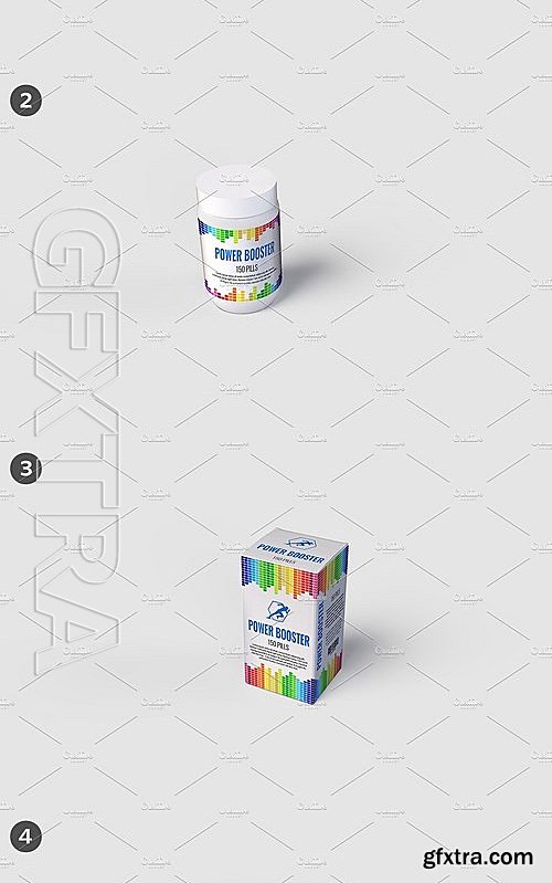 CM - Pills Jar Box Mock-up v2 2124913