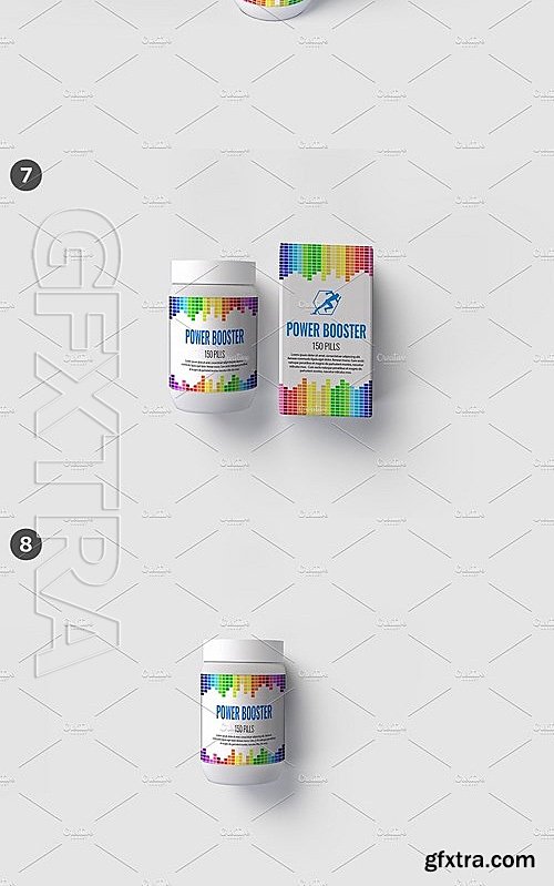 CM - Pills Jar Box Mock-up v2 2124913