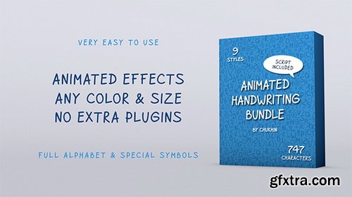 Videohive - Animated Handwriting Bundle - 21054513