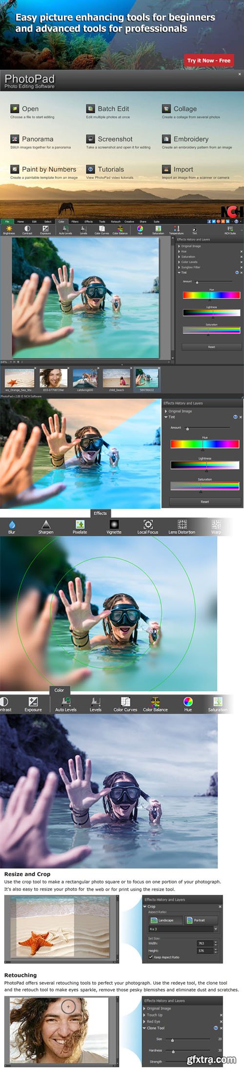 PhotoPad Image Editor Pro 3.12 (+ Portable)