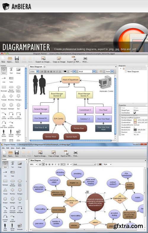 Ambiera Diagram Painter Pro 1.1.0 ML (+ Portable)