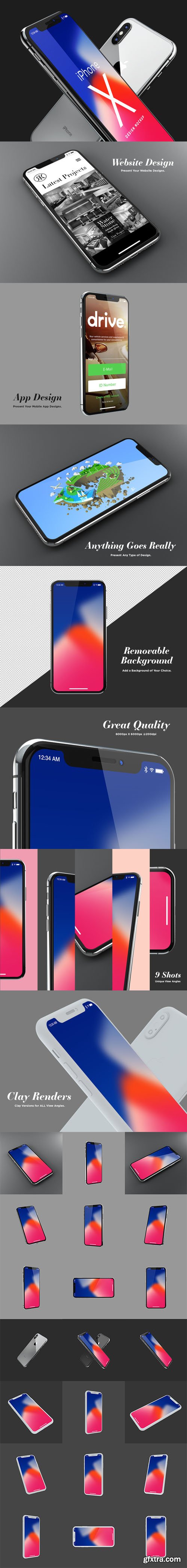 iPhone X Design Mockup