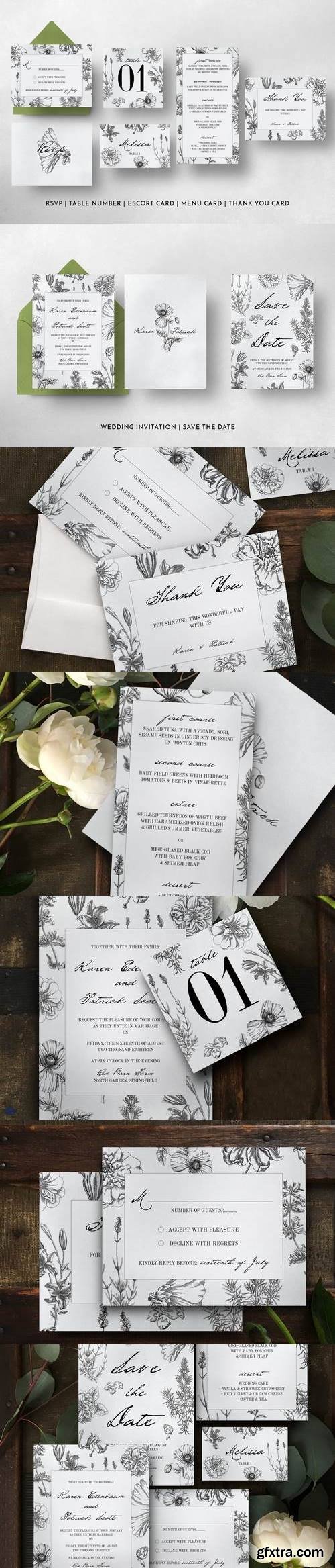 Botanical Wedding Invitation