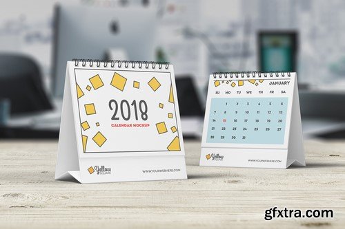 CM - Desk Calendar Mockup 2108065