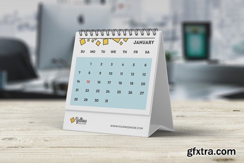 CM - Desk Calendar Mockup 2108065