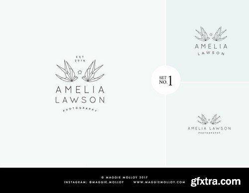 CM - Feminine Geometric Logo Bundle Vol 1 2106662