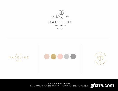 CM - Feminine Geometric Logo Bundle Vol 1 2106662