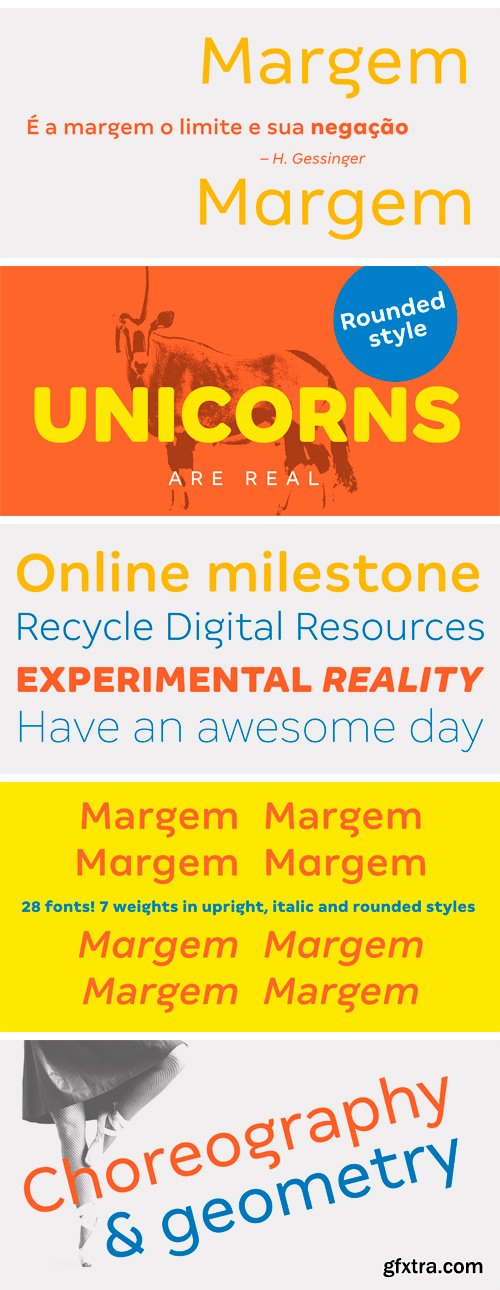 Margem Font Family