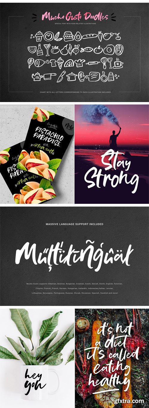 CM - Mucho Gusto Font Family 2084613