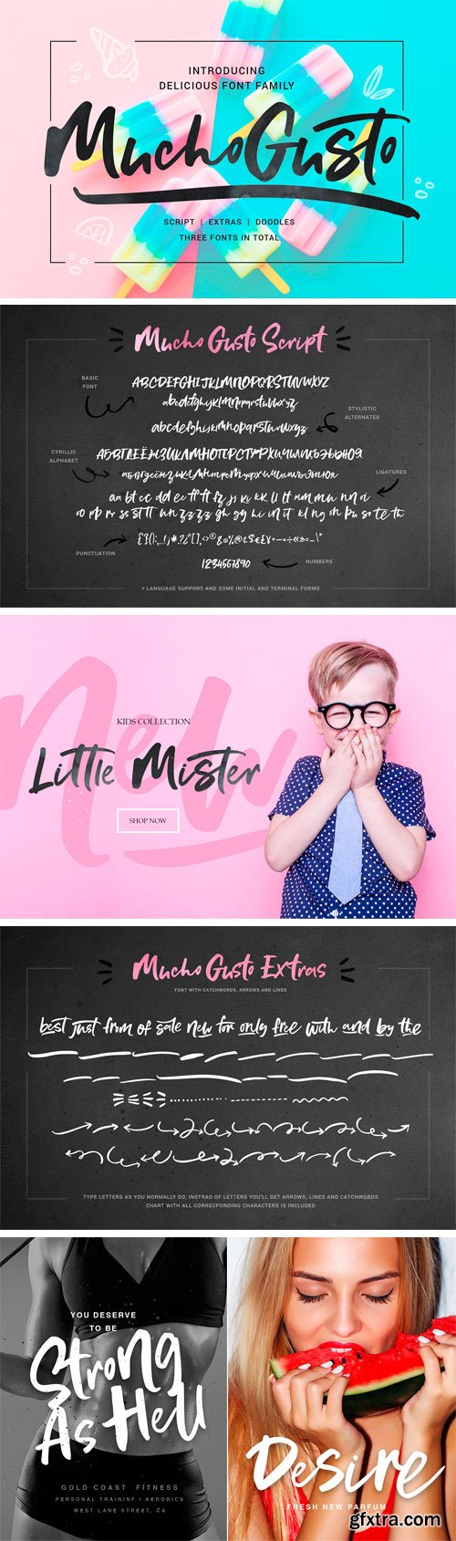 CM - Mucho Gusto Font Family 2084613