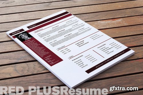 CreativeMarket PlusRESUME - CV & Cover Letter 2105940