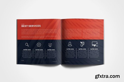 CreativeMarket Corporate Square Brochure 2090483