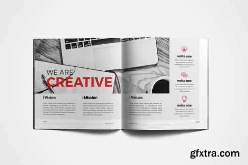 CreativeMarket Corporate Square Brochure 2090483