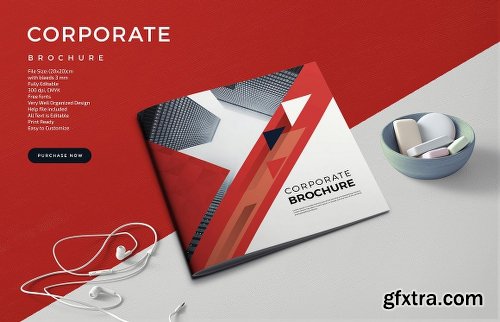 CreativeMarket Corporate Square Brochure 2090483