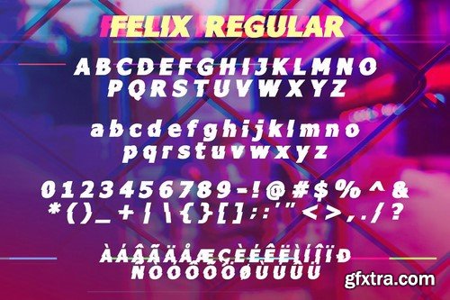 CM - Felix Glitch Duo Font 2124210