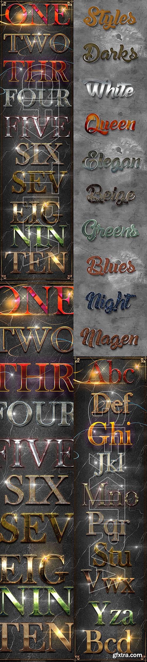 GraphicRiver - 30 Bundle 3D Text Styles D35-D37 21052493