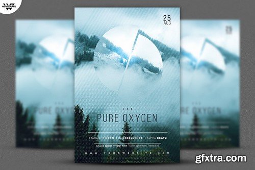 CM - PURE OXYGEN Flyer Template 2118920