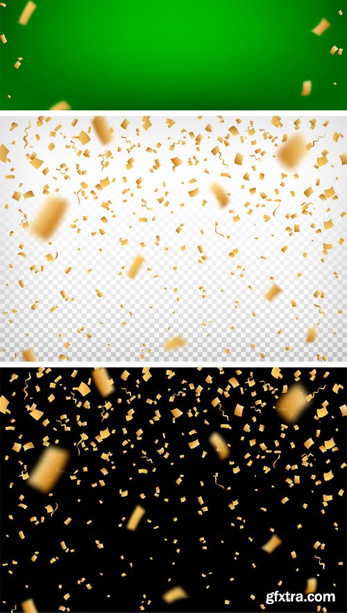 CM - Confetti, Glitters. Vector + JPG + PNG 2053897