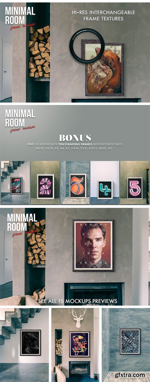 CM - Minimal Room - Frames Mockups 2052925