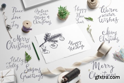 CreativeMarket Christmas and New Year Bundle 2023231