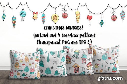 CreativeMarket Christmas and New Year Bundle 2023231