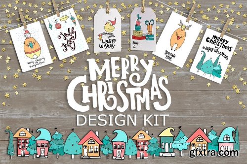 CreativeMarket Christmas and New Year Bundle 2023231