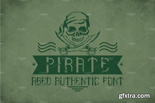 CreativeMarket Pirate Modern Label Typeface 2028578