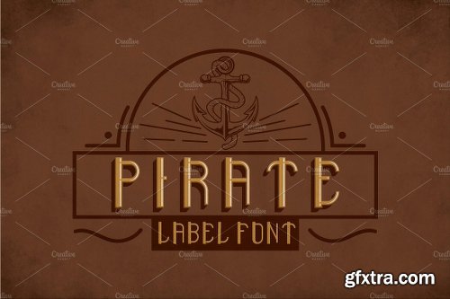 CreativeMarket Pirate Modern Label Typeface 2028578