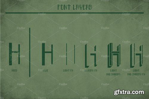 CreativeMarket Pirate Modern Label Typeface 2028578