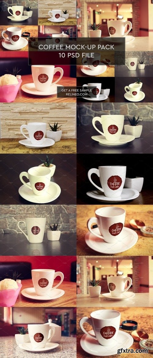 CM - Coffe Cup/Mug 10 PSD Pack 1928075