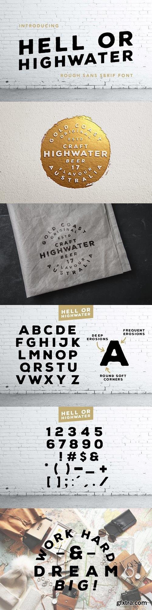 CM - Hell or Highwater - Sans Serif Font 1318961