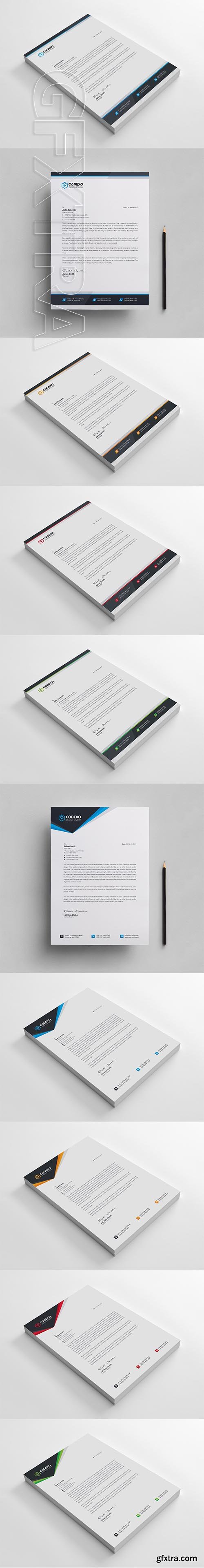 CreativeMarket - Letterhead Template 2109819