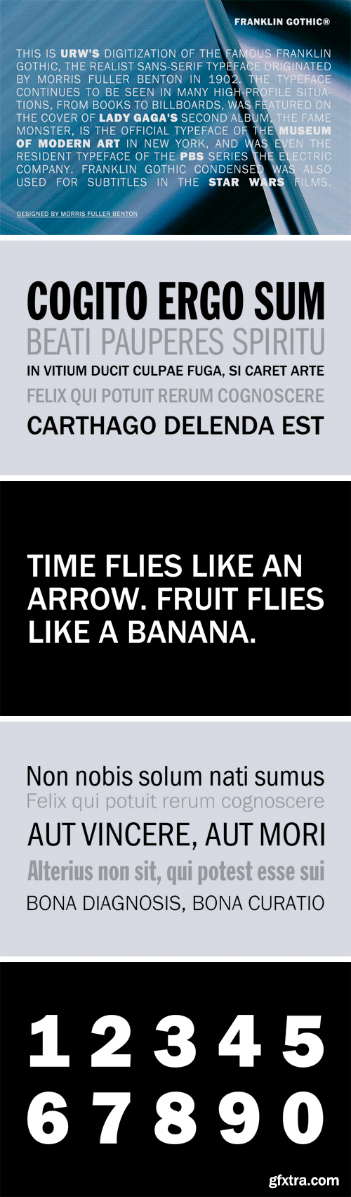 URW Franklin Gothic Font Family