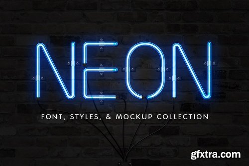 CreativeMarket The Neon Font & Sign Collection 1874128