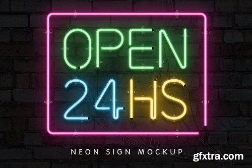 CreativeMarket The Neon Font & Sign Collection 1874128