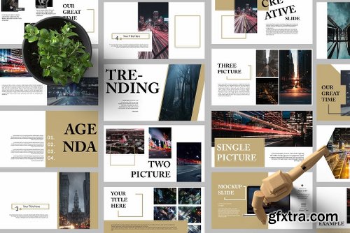 CreativeMarket Trending Keynote Template 2074259