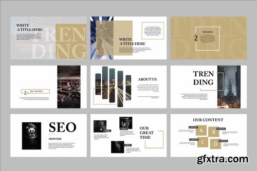 CreativeMarket Trending Keynote Template 2074259