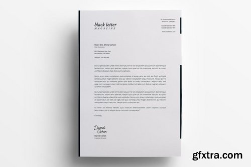 Exclusive Letterhead Templates