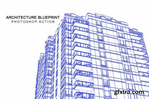 CM - Architecture Blue Print Photoshop ac 2073391