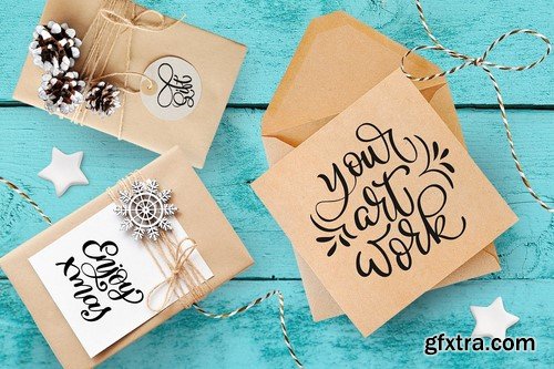 CM - Isolated Gift Christmas Mock ups 2124129